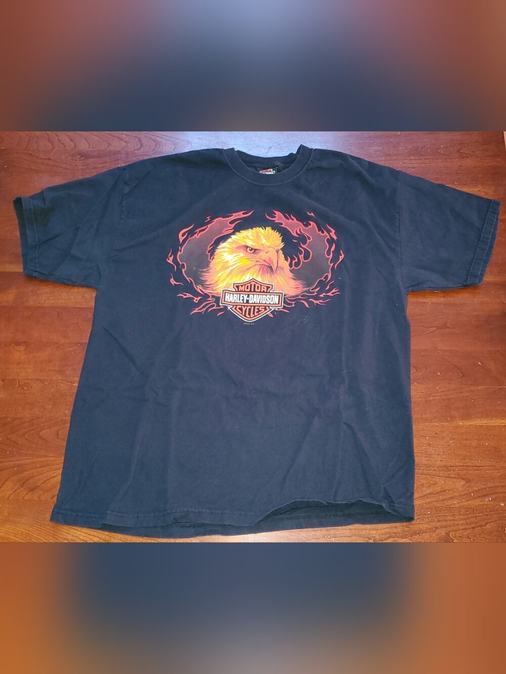Vintage Harley-Davidson Men’s Black Eagle Graphic T-Shirt Men's XL